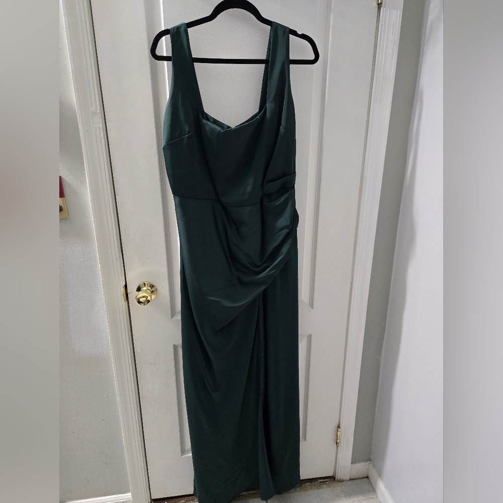 Lulu's Dark Green Maxi Dress
